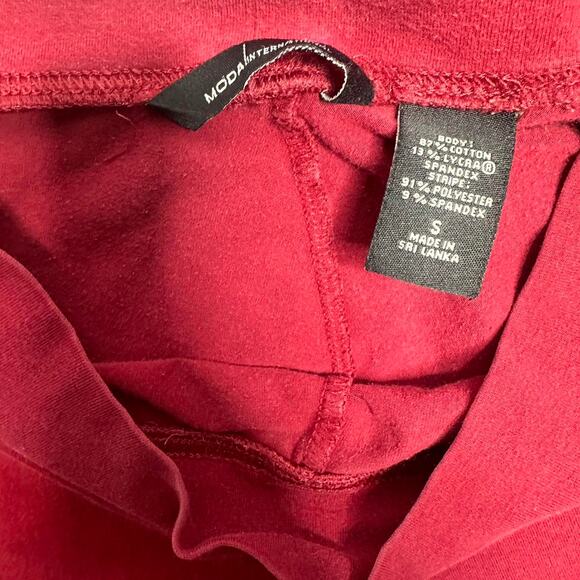 Modo International Size Small Vintage Y2K Flared Pink Flared Leggings - Picture 5 of 5